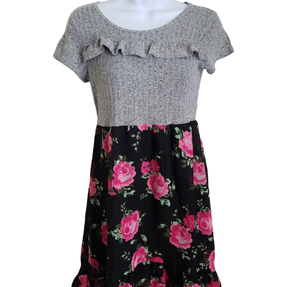 WONDER NATION HIGH LOW DRESS GIRLS SIZE L (10/12)